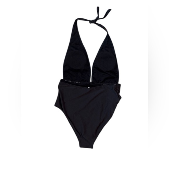 Rainbow Sequin Halter Swimsuit - Picture 4 of 9